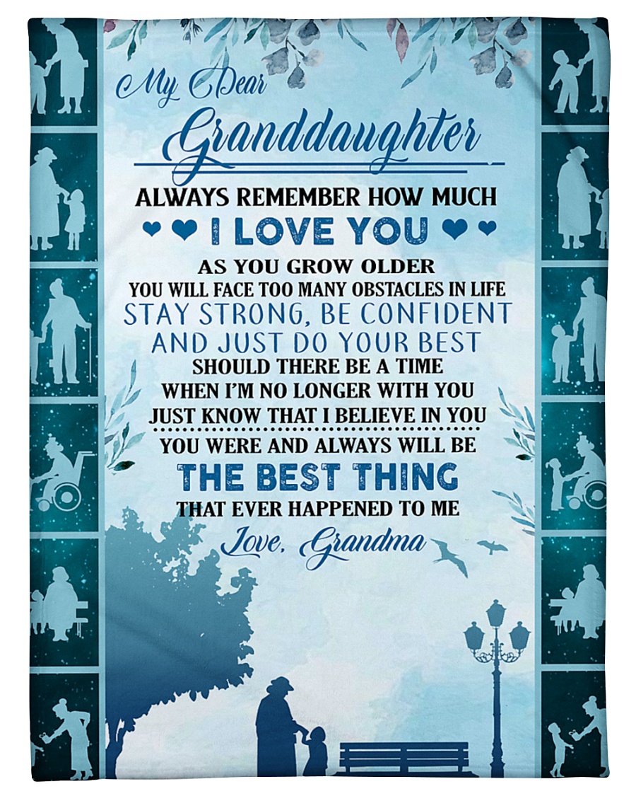 To my granddaughter ever forget that i love you Small Fleece Blanket - 30" x 40"