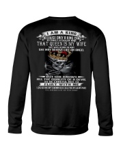 I AM A KING THAT QUEEN IS MY WIFE MAY Crewneck Sweatshirt thumbnail