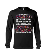 I'M JUST WELL TAKEN CARE OF BY A NOVEMBER HUSBAND Long Sleeve Tee thumbnail