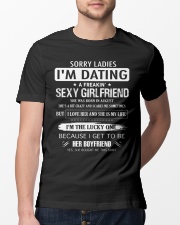 Sorry ladies - I'm dating - AUGUST Classic T-Shirt lifestyle-mens-crewneck-front-13