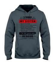 5 things about my sister T0 Hooded Sweatshirt thumbnail