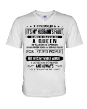 I am spoiled wife - Gift for wife CTUS09 V-Neck T-Shirt thumbnail
