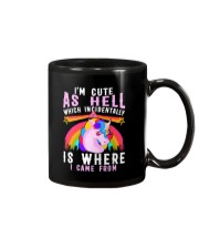 Unicorn cute as hell Mug thumbnail