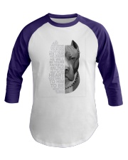 Pit bull Baseball Tee tile