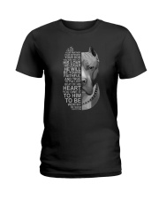 Pit bull Ladies T-Shirt tile