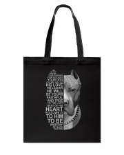 Pit bull Tote Bag tile