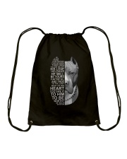 Pit bull Drawstring Bag tile
