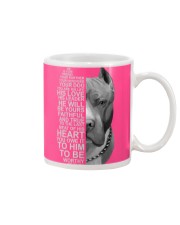 Pit bull Mug tile