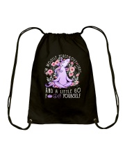 unicorn yourself Drawstring Bag thumbnail