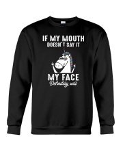 Unicorn my face Crewneck Sweatshirt thumbnail