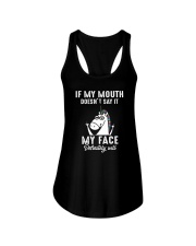 Unicorn my face Ladies Flowy Tank thumbnail