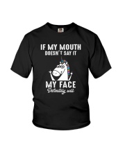 Unicorn my face Youth T-Shirt thumbnail