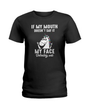 Unicorn my face Ladies T-Shirt thumbnail