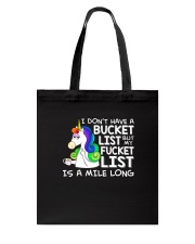 Unicorn is a mile long Tote Bag thumbnail