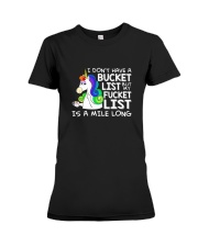 Unicorn is a mile long Premium Fit Ladies Tee thumbnail