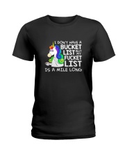 Unicorn is a mile long Ladies T-Shirt thumbnail