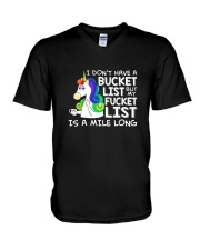 Unicorn is a mile long V-Neck T-Shirt thumbnail