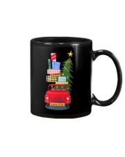 Flamingo Team Drive Xmas Car Mug tile