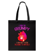 Unicorn grumpy Tote Bag thumbnail
