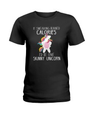 Unicorn calories Ladies T-Shirt thumbnail