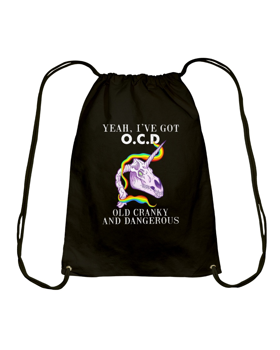 Unicorn o c d Drawstring Bag