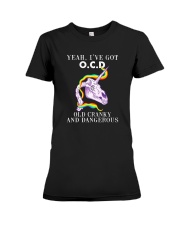 Unicorn o c d Premium Fit Ladies Tee thumbnail