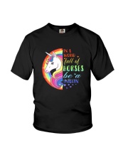 Unicorn in a world Youth T-Shirt thumbnail