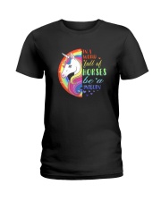 Unicorn in a world Ladies T-Shirt thumbnail