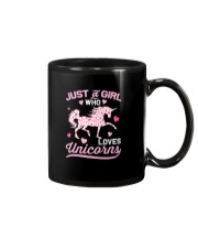 Unicorn just a girl who loves Mug thumbnail