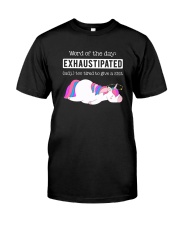 Unicorn exhaustipated Premium Fit Mens Tee thumbnail