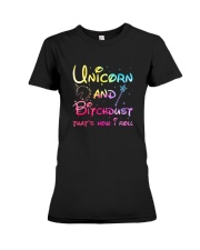 Unicorn and bitchdust Premium Fit Ladies Tee thumbnail