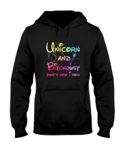 Unicorn and bitchdust Hooded Sweatshirt thumbnail