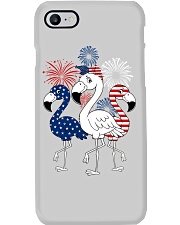 Flamingos 4july Phone Case tile