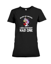 Unicorn had one Premium Fit Ladies Tee thumbnail