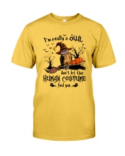 Owl human costume Classic T-Shirt front