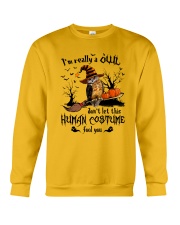 Owl human costume Crewneck Sweatshirt thumbnail