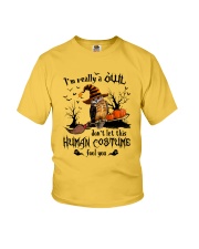 Owl human costume Youth T-Shirt thumbnail