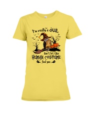 Owl human costume Premium Fit Ladies Tee thumbnail