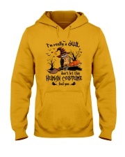 Owl human costume Hooded Sweatshirt thumbnail