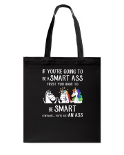 Unicorn be smart Tote Bag thumbnail