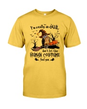 Owl human costume Classic T-Shirt front