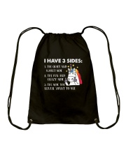Unicorn 3 sides Drawstring Bag thumbnail