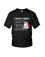 Unicorn 3 sides Youth T-Shirt thumbnail