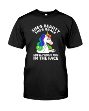 Unicorn in the face Premium Fit Mens Tee thumbnail
