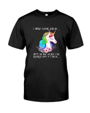 Unicorn 3 times Classic T-Shirt front