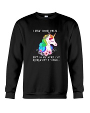 Unicorn 3 times Crewneck Sweatshirt thumbnail