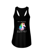 Unicorn 3 times Ladies Flowy Tank thumbnail