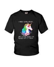 Unicorn 3 times Youth T-Shirt thumbnail