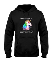 Unicorn 3 times Hooded Sweatshirt thumbnail