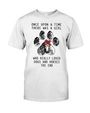 Once upon a time dogs and horses Premium Fit Mens Tee tile
